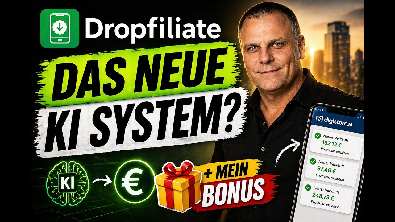 Dropfiliate · 100% KI automatisiert · Mein exklusiver Bonus